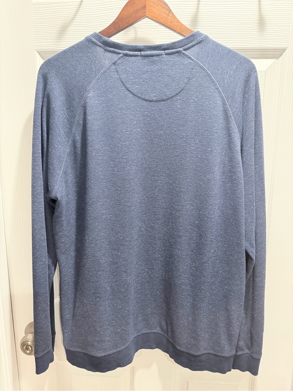 Peter Millar Navy Crewneck Sweatshirt – Men’s L Cotton Modal Blend - Picture 4 of 8